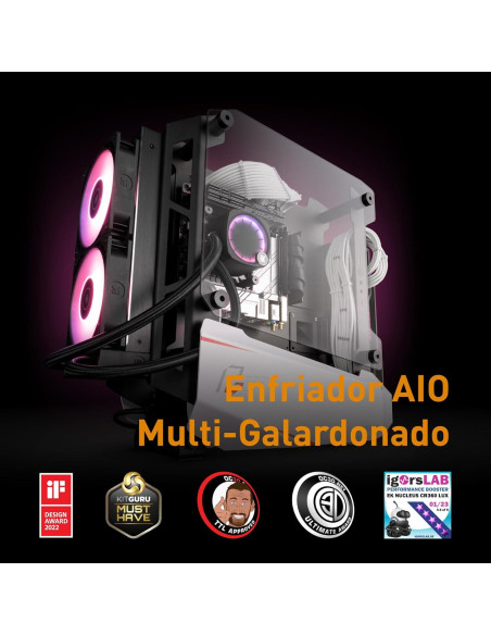 Enfriador AIO EKWB CR360 Lux RGB Digital Blanco 360mm