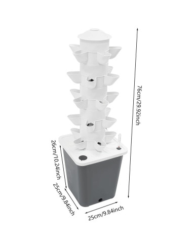 Sistema Hidropónico JooWing 25 Cápsulas Jardín Vertical 12V