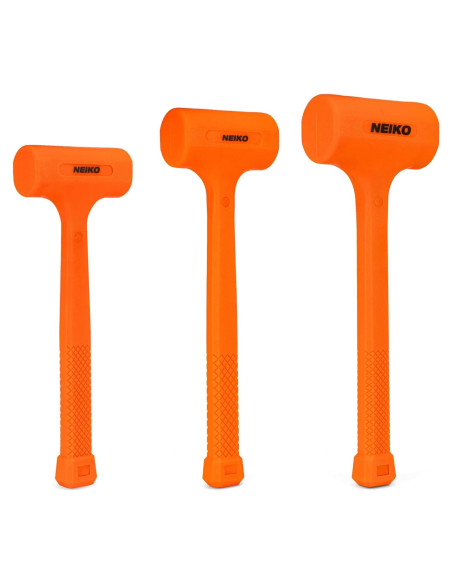 Juego de Martillos Dead Blow NEIKO 3 Piezas 0.45kg 0.91kg 1.36kg