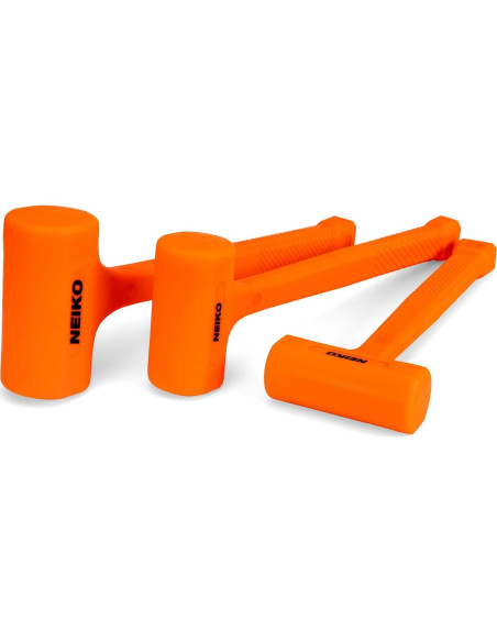 Juego de Martillos Dead Blow NEIKO 3 Piezas 0.45kg 0.91kg 1.36kg