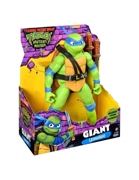 Figura Gigante Leonardo 30 cm TMNT Mutant Mayhem Playmates