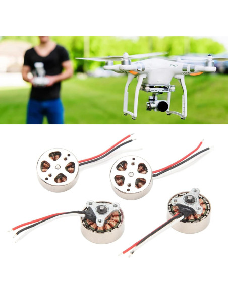 Juego de 4 Motores Sin Escobillas Luqeeg 1503 para Aviones RC