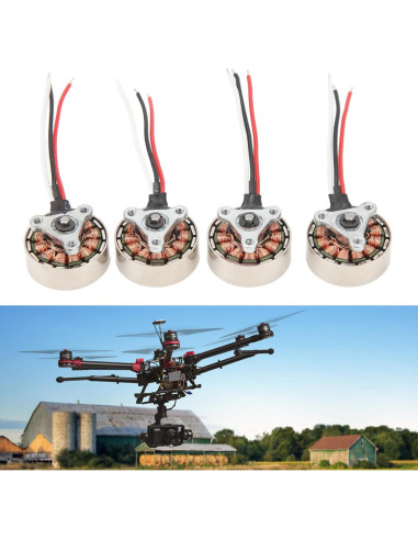Juego de 4 Motores Sin Escobillas Luqeeg 1503 para Aviones RC