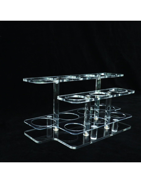 Soporte de Exhibición Acrílico para 7 Sables de Luz ERMMZHZW