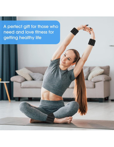 Conjunto de Pesas Ajustables MXiiXM para Muñeca y Tobillo 0.45 kg