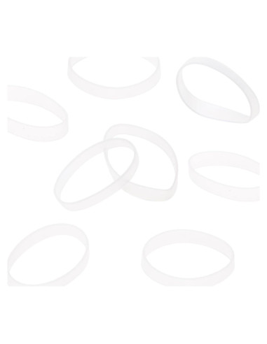 Sujetacables de Silicona ONLYKXY 100 Piezas 20 mm Transparente