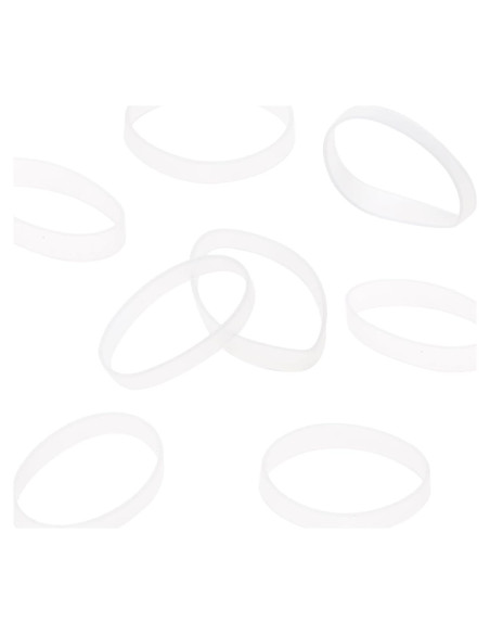 Sujetacables de Silicona ONLYKXY 100 Piezas 20 mm Transparente