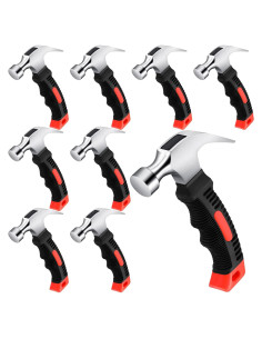 Martillo Mini 8 Piezas Minatee 16 cm 226 g Naranja y Negro