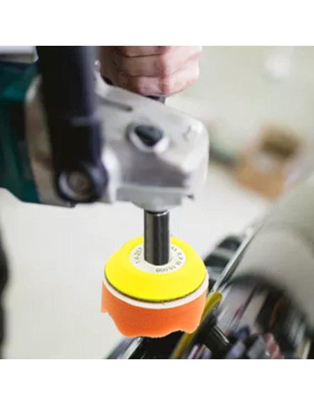 127 Discos de Lija 3" CKFCXC Grano 40-7000 con Bloque de Lijado