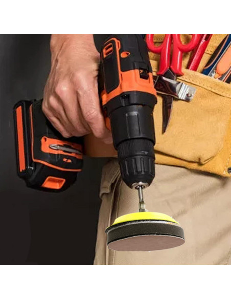 127 Discos de Lija 3" CKFCXC Grano 40-7000 con Bloque de Lijado