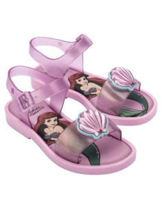 Sandalias Mini Melissa Mar Disney Niñas 10 Rosa Brillante