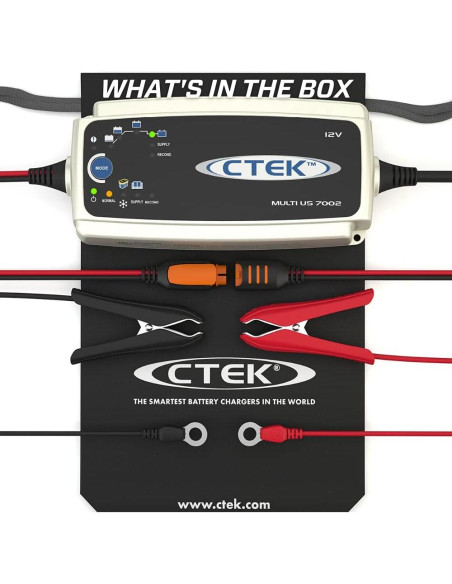CTEK Multi US 7002 Cargador de Batería 12V para Coches y Camiones