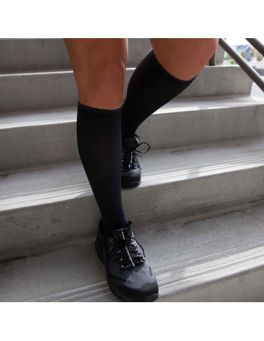 Calcetines de Compresión Energética Fáciles de Poner - Negro