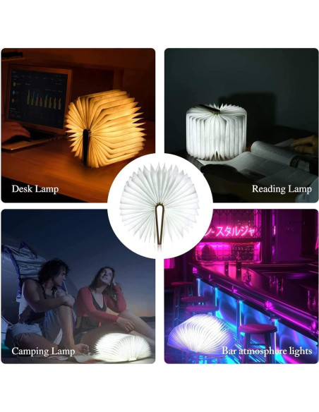 Lámpara 3D Plegable LED Que Comience la Aventura 5 Colores