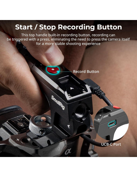 Mango Superior SmallRig con Disparador Remoto ARRI 3/8"