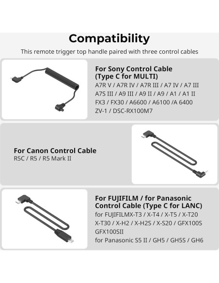 Mango Superior SmallRig con Disparador Remoto ARRI 3/8"