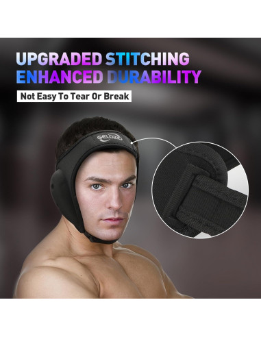 Cabezal de Lucha Gelozid SR-WPH-L Ajustable para MMA y BJJ