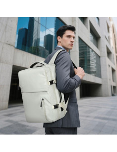 Mochila de Viaje SUIKIHUM 16" con USB y Aprobada Aerolíneas 2