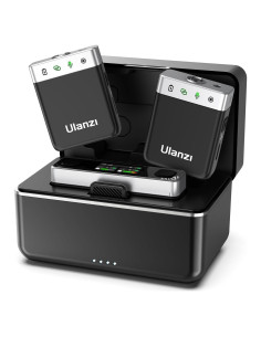 Micrófono Lavalier Inalámbrico ULANZI AM18, 200m, Cancelación de Ruido