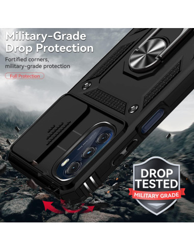 Funda AYMECL para Moto G 5G 2022 con Soporte y 2 Películas