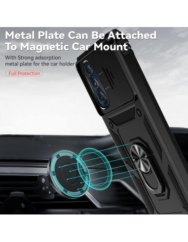 Funda AYMECL para Moto G 5G 2022 con Soporte y 2 Películas