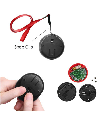 Botón de Llamada Inalámbrico CallToU con 2 Botones y Reloj