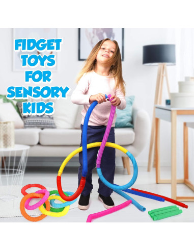Tuberías Pop Juguetes Sensoriales 24 Piezas Playkidz