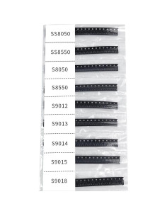 Kit de 180 Transistores SMD SOT-23 VANXY - 9 Valores 2