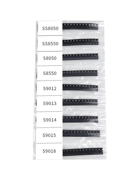 Kit de 180 Transistores SMD SOT-23 VANXY - 9 Valores