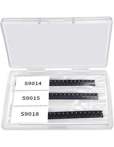 Kit de 180 Transistores SMD SOT-23 VANXY - 9 Valores