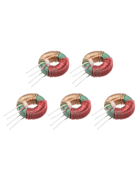 Bobina de Inductancia Toroidal MECCANIXITY 10mH 3A Paquete de 5