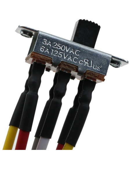 Interruptor de Palanca Inversa MEETOOT 6 Pines 18AWG para Ventilador