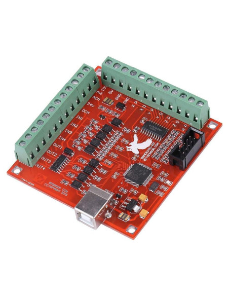 Controlador CNC USB Fafeicy 100KHz Motor Paso a Paso 24V