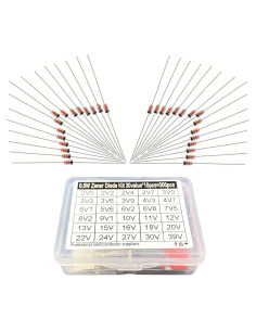 Conjunto de Diodos Zener 0.5W Makeronics 300 pcs 2V a 39V