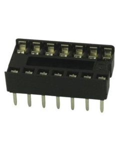 Zócalos IC 14P DIP FCI - Paquete de 10 piezas