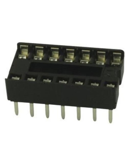 Zócalos IC 14P DIP FCI - Paquete de 10 piezas