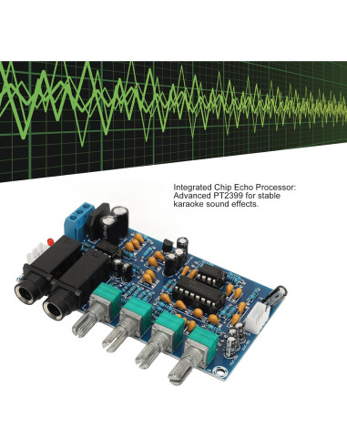 Placa de Reverberación de Micrófono PT2399 100x57mm 12V CA