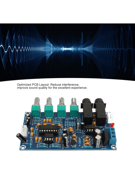 Placa de Reverberación de Micrófono PT2399 100x57mm 12V CA