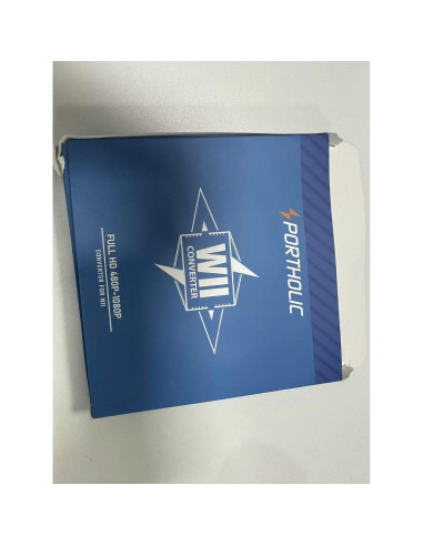 Adaptador HDMI Wii PORTHOLIC 1080P con audio 3.5mm