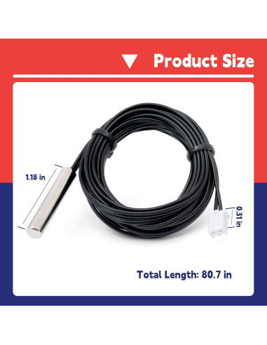 Conjunto de Termistor 2009853 Dusledel para Máquina de Hielo Manitowoc