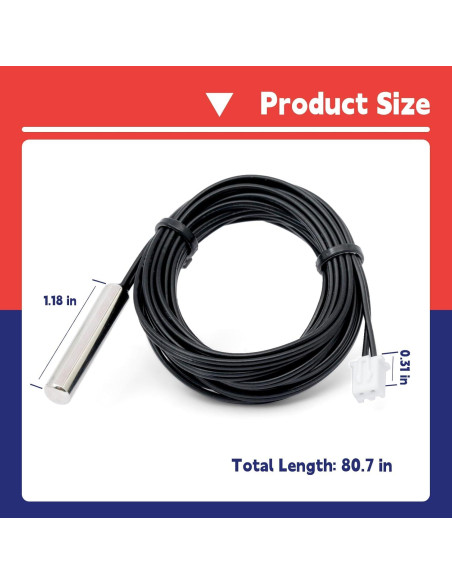 Conjunto de Termistor 2009853 Dusledel para Máquina de Hielo Manitowoc