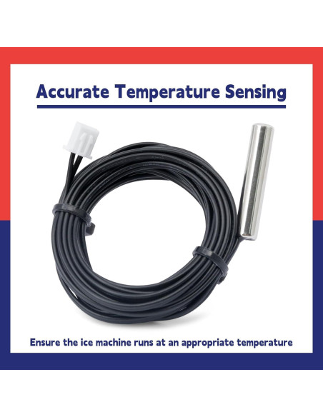 Conjunto de Termistor 2009853 Dusledel para Máquina de Hielo Manitowoc