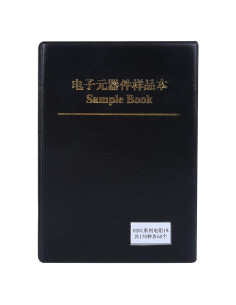 Kit de Muestras de Resistores Fafeicy 170 Valores en Plástico Negro