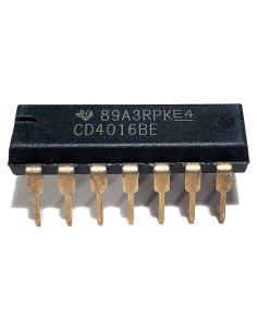 Interruptor Analógico Cuádruple CD4016BE TI - Paquete de 10