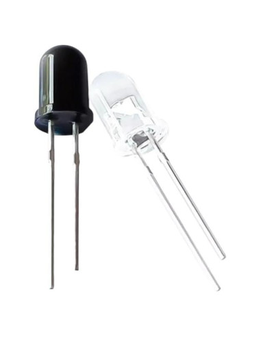 10 Diodos Infrarrojos 5mm TRAQUOKANTA Emisores y Receptores