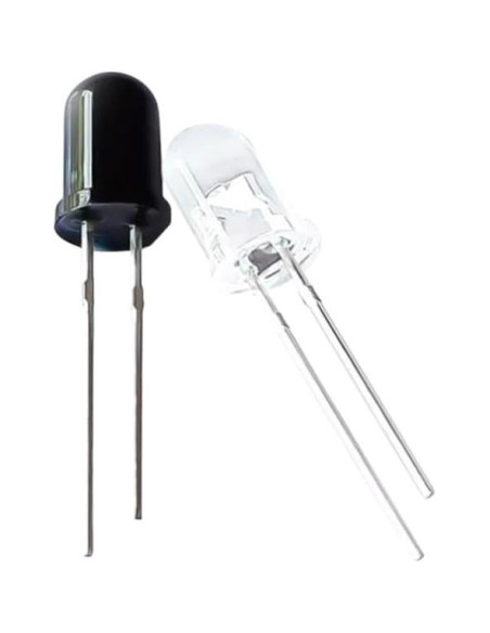 10 Diodos Infrarrojos 5mm TRAQUOKANTA Emisores y Receptores