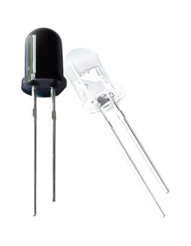 10 Diodos Infrarrojos 5mm TRAQUOKANTA Emisores y Receptores