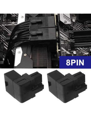 Adaptador de Poder 8PIN 90 Grados eMagTech para GPU Negro