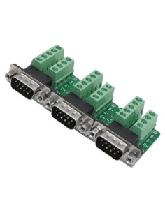 Conector DB9 Macho RS232 a Terminal 9 Pines Zovfam - 3 Pcs