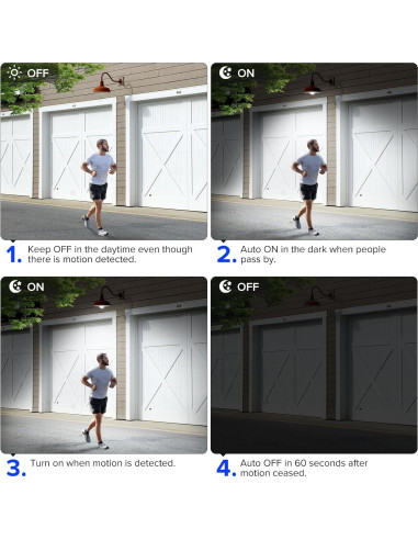 Bombilla LED SANSI A19 con Sensor de Movimiento 13W 5000K